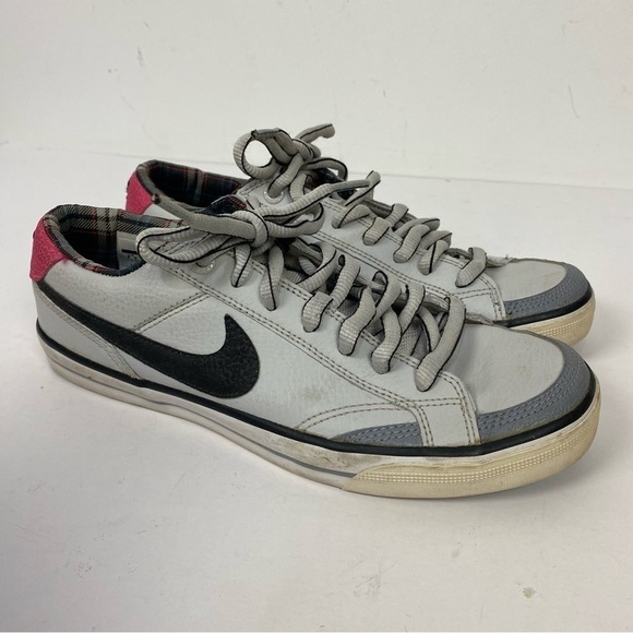 Nike grey gray Capri Low Top Court Sneakers - Picture 1 of 6
